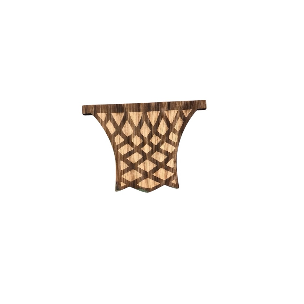 Wooden Basketball Wall Art